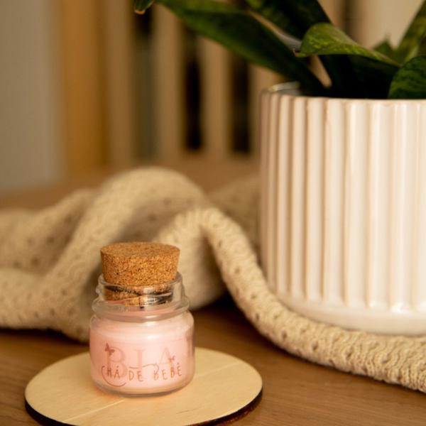 Kit 10 Mini Velas Aromáticas P/ Lembrancinha Personalizadas Para Maternidade 30G - Amor e Arte Velas Aromáticas Imagem de Kit 10 Mini Velas Aromáticas P/ Lembrancinha Personalizadas Para Maternidade 30G