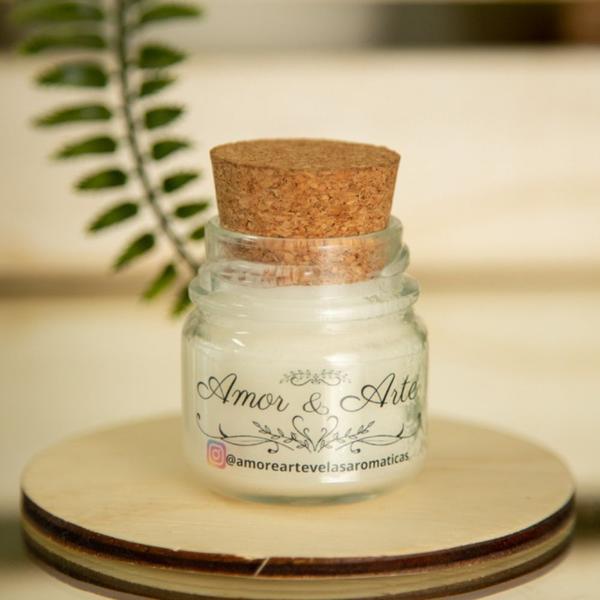 Kit 10 Mini Velas Aromáticas P/ Lembrancinha Personalizadas Para Maternidade 30G - Amor e Arte Velas Aromáticas Imagem de Kit 10 Mini Velas Aromáticas P/ Lembrancinha Personalizadas Para Maternidade 30G