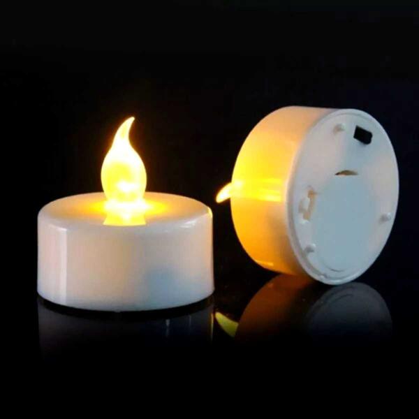 Imagem de Kit 10 Mini Velas Led Eletrônica Luz Chama Viva Decorativa