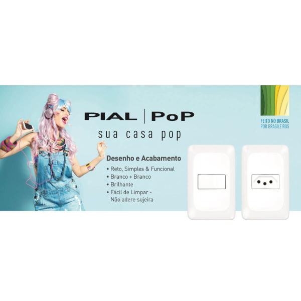 Kit 10 Módulos Interruptor Paralelo PIAL PoP Three Way Branco - Legrand Imagem de Kit 10 Módulos Interruptor Paralelo PIAL PoP Three Way Branco