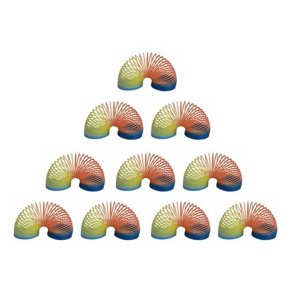 Kit 10 Mola Maluca Brinquedo Infantil Plástico Colorido Prenda Lembrancinha Festa - Plastropical Imagem de Kit 10 Mola Maluca Brinquedo Infantil Plástico Colorido Prenda Lembrancinha Festa
