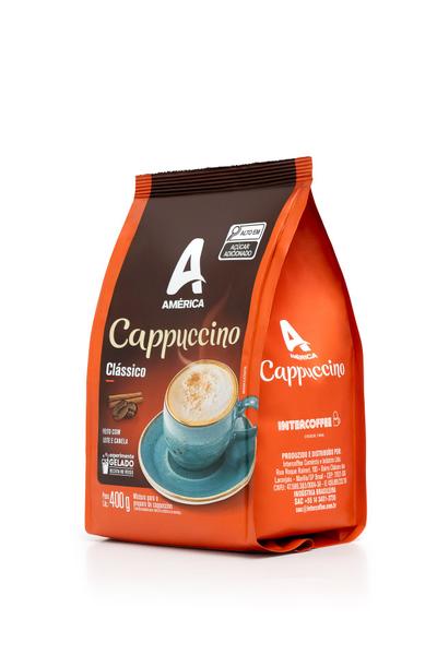 Imagem de Kit 10 Pacotes 400g Cappuccino América Clássico