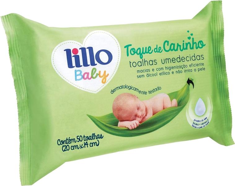 Imagem de Kit 10 Pacotes de Toalhas Lillo Lenços Umedecidos 10 Unidades Cada Baby