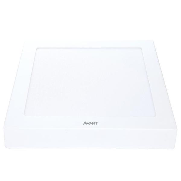 Imagem de Kit 10 Painel Plafon Led De Sobrepor Quadrado 22cm 18w 6500k Bivolt Emissão De Luz Branca Avant