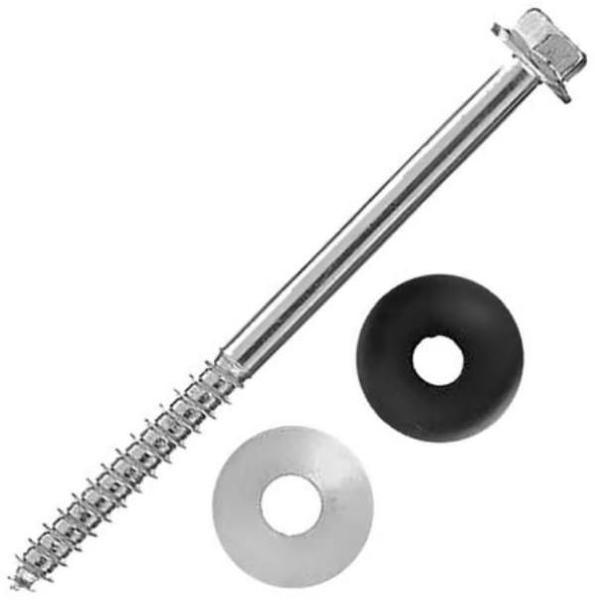 Kit 10 Parafuso Para Telha Com Arruelas 5/16''X110 Mm - Parafuso De Telha Imagem de Kit 10 Parafuso Para Telha Com Arruelas 5/16''X110 Mm