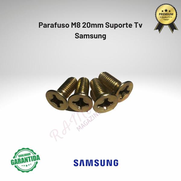 Imagem de Kit 10 Parafusos M8 20mm Suporte Samsung Tv 43 50 55 58 60