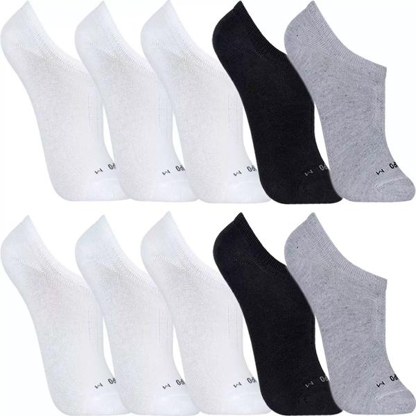 Kit 10 Pares Meias Lupo Algodão Masculina Feminina Sapatilha Cano Curto Baixo Soquete Original 3170 Imagem de Kit 10 Pares Meias Lupo Algodão Masculina Feminina Sapatilha Cano Curto Baixo Soquete Original 3170