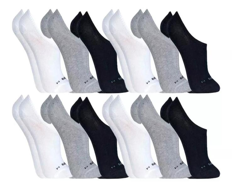 Kit 10 Pares Meias Lupo Algodão Soquete Esportiva Original Kit 10 Pares Meias Lupo Algodão Soquete Esportiva Original