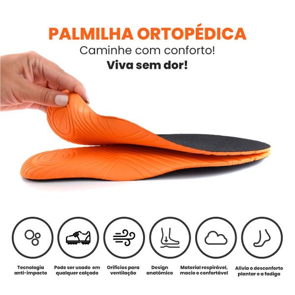 Kit 10 Pares Palmilhas Em EVA Anatômica Anti-impacto Confortável Indicado Bota Tênis Botinas - SFT Imagem de Kit 10 Pares Palmilhas Em EVA Anatômica Anti-impacto Confortável Indicado Bota Tênis Botinas