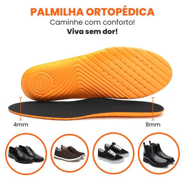 Imagem de Kit 10 Pares Palmilhas Em EVA Anatômica Anti-impacto Confortável Indicado Bota Tênis Botinas