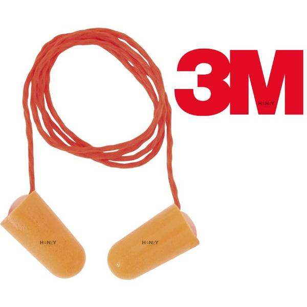 Imagem de Kit 10 Pares Protetor Auditivo Plug Espuma Auricular 1100 com Cordão - 3M