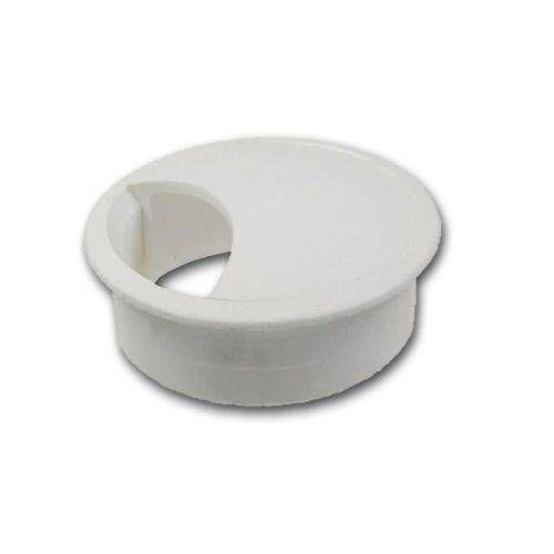 Imagem de Kit 10 - Passa Fio Para Móveis Com Diâmetro de 59 mm Branco