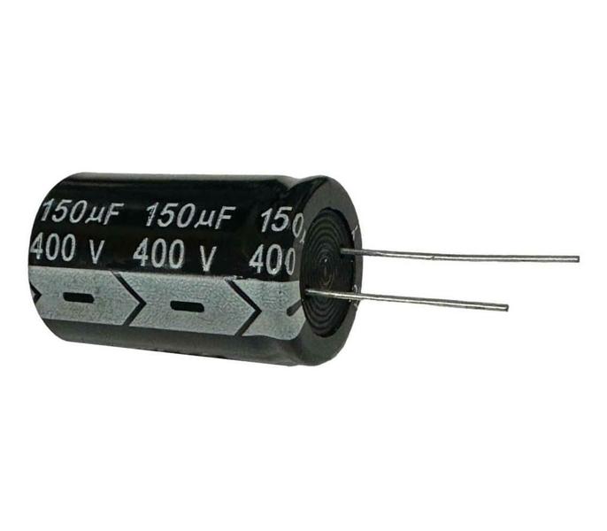 Imagem de Kit 10 pçs - capacitor eletrolitico 150x400v - 150uf x 400v