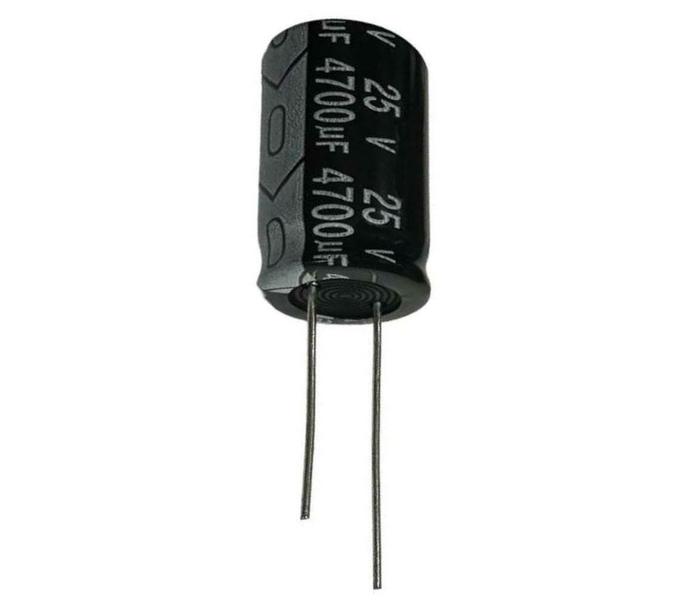 Imagem de Kit 10 pçs - capacitor eletrolitico 4700x25v - 4700uf x 25v