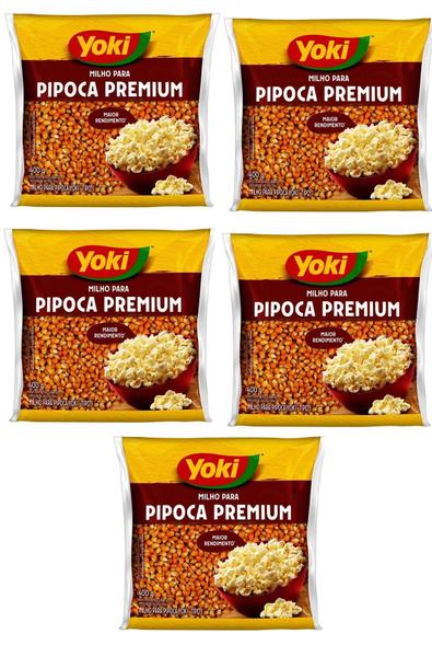 Imagem de Kit 10 Pcts Milho Para Pipoca Premium Yoki 400G Cada