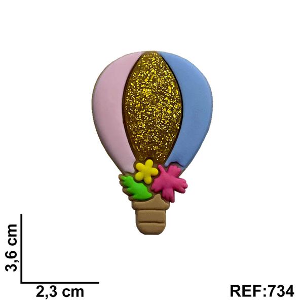 Imagem de Kit 10 Peças aplique Emborrachado Balão Brilhante