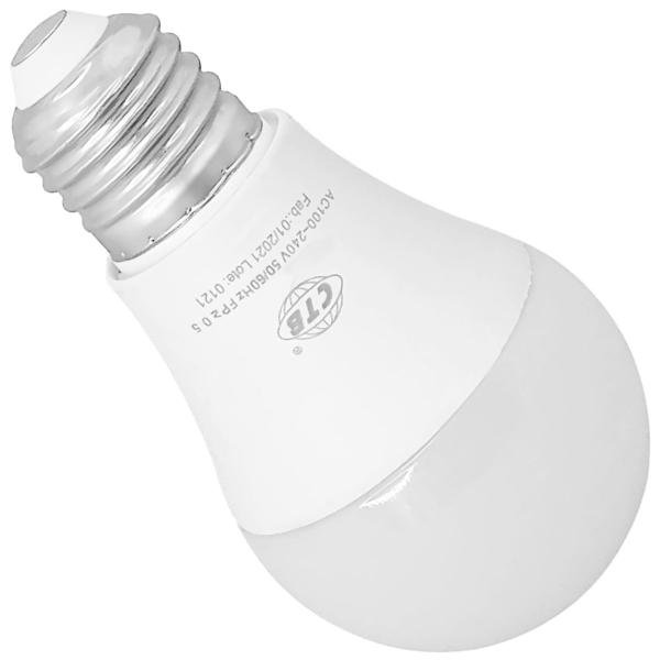 Kit 10 Peças Lâmpada Bulbo Led A60 12W Bivolt E27 Frio 6400K - CTB Imagem de Kit 10 Peças Lâmpada Bulbo Led A60 12W Bivolt E27 Frio 6400K