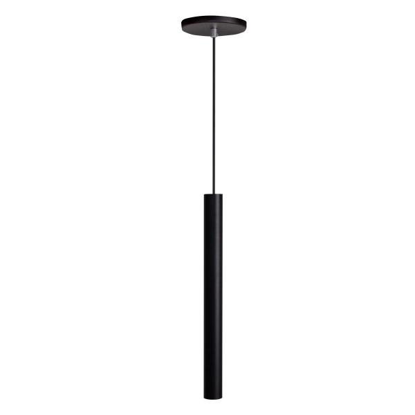 Imagem de Kit 10 Pendente Luminária Tubo Preto 40 Cm