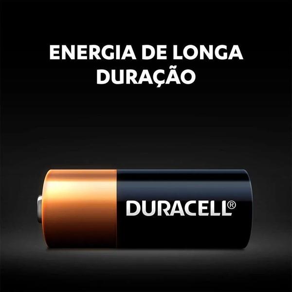 Imagem de Kit 10 Pilha Alcalina Mn21A23 Duracell Bateria 12v Controle