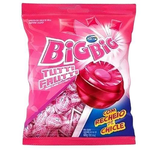 Imagem de Kit 10 Pirulito BIG BIG TUTTI-FRUTTI - pct 600g