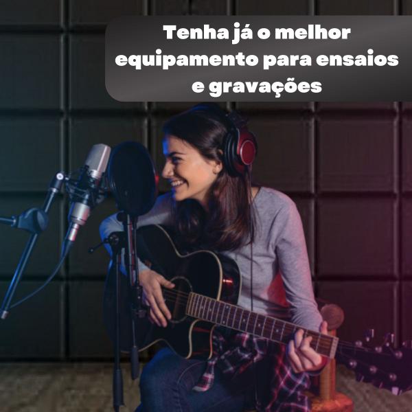 Imagem de Kit 10 Placa de Espuma Absorção Acústica p/ Qualidade Sonora