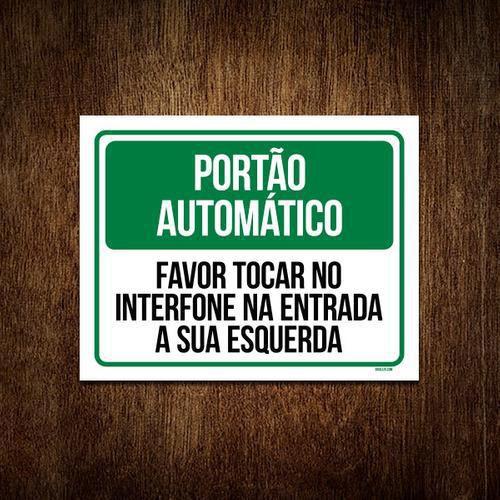 Imagem de Kit 10 Placas - Portão Automático Tocar Inferfone