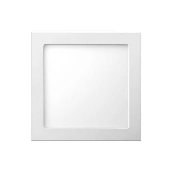 Imagem de Kit 10 plafon de led quadrado sobrepor 18w 3000k branco quente bivolt galaxy