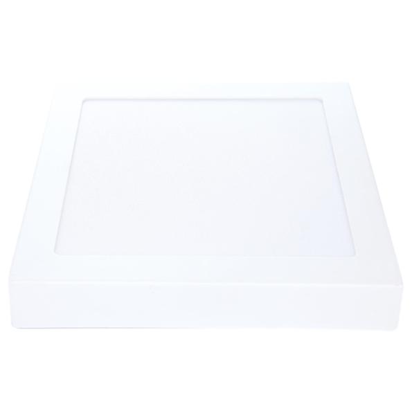 Imagem de Kit 10 Plafon Led Quadrado Sobrepor 18w Branco Quente 3000k