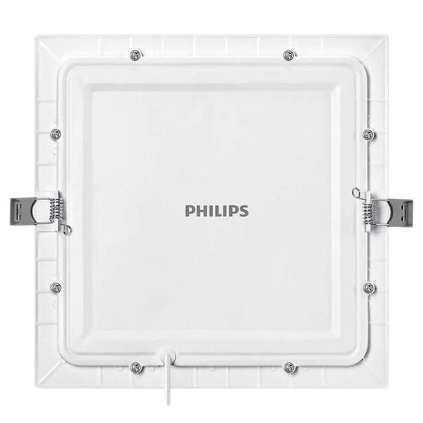 Imagem de Kit 10 Plafon Quadrado Embutir 6w Philips Branco Frio 6500K