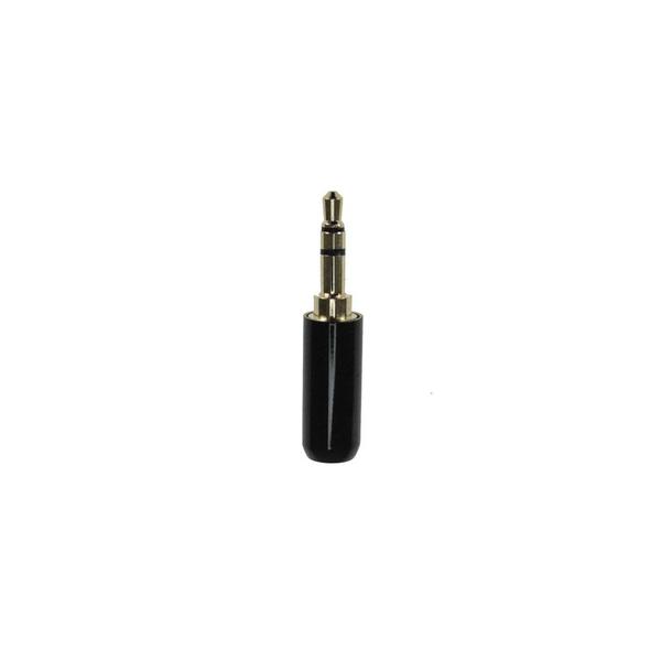 Imagem de Kit 10 Plug P2 Stereo 6MM Profissional Gold Preto