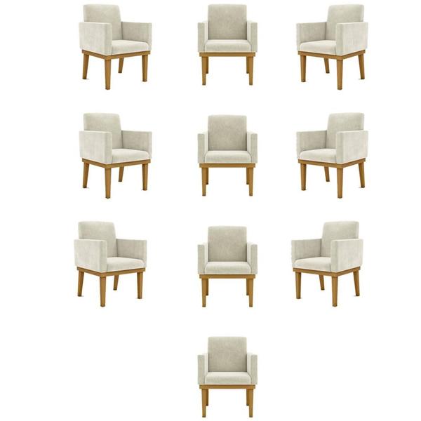 Imagem de Kit 10 Poltronas Decorativa Reforçada - Balaqui Decor