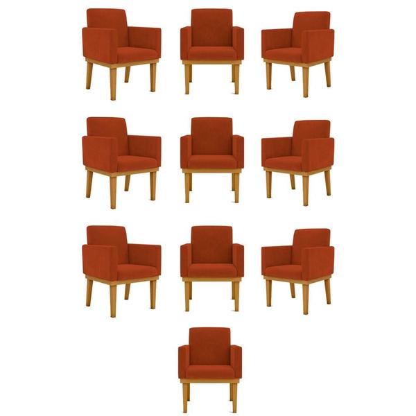 Imagem de Kit 10 Poltronas Decorativa Reforçada Oferta Balaqui Decor