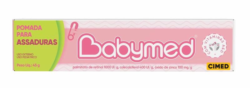 Imagem de Kit 10 Pomadas de Assaduras Babymed Menina 45g - Cimed