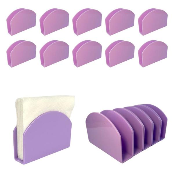 Kit 10 Porta Guardanapo Centro Mesa Decoração Varias Cores - Niel Shop Imagem de Kit 10 Porta Guardanapo Centro Mesa Decoração Varias Cores