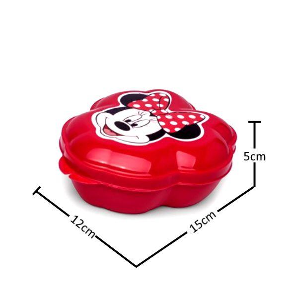 Imagem de Kit 10 Porta Mix objetos e Lanches Pote de Lembrança da Minnie Disney Vermelho