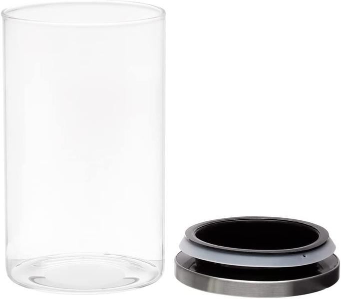 Kit 10 Potes Hermético Com Tampa Inox Vedação 1L 6670 MIMO Imagem de Kit 10 Potes Hermético Com Tampa Inox Vedação 1L 6670 MIMO