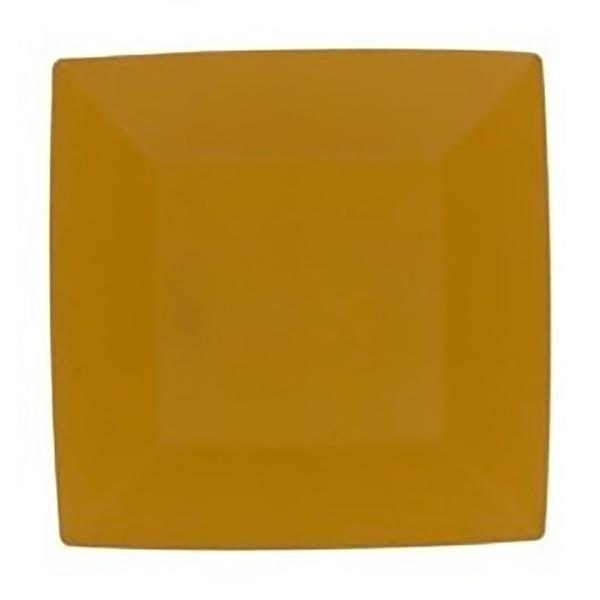 Kit 10 Prato Quadrado Japonês Plástico Amarelo Multiuso - VENDEU BEM Imagem de Kit 10 Prato Quadrado Japonês Plástico Amarelo Multiuso