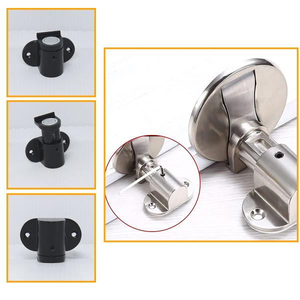 Kit 10 Prendedor Trava Fixador Porta Magnético Imã Ajustável - Embralumi Imagem de Kit 10 Prendedor Trava Fixador Porta Magnético Imã Ajustável
