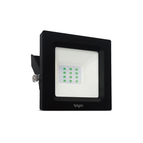 Kit 10 projetor led elgin refletor 10w 6500k bivolt Imagem de Kit 10 projetor led elgin refletor 10w 6500k bivolt