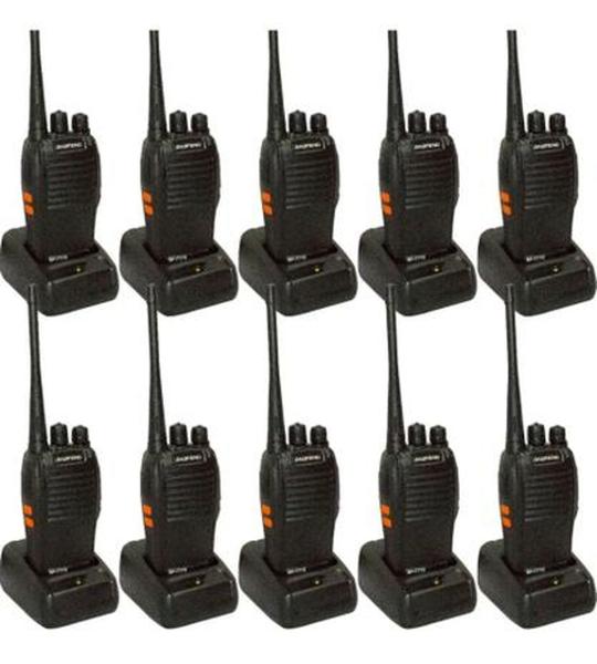 Imagem de Kit 10 Rádios Comunicador Vhf/uhf/ Baofeng 777s Walktalk