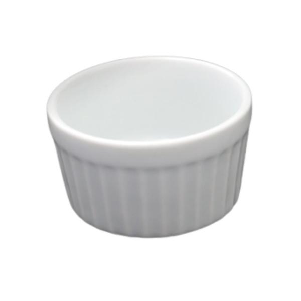 Imagem de Kit 10 Ramekin Medio 140 Ml Porcelana Canelado