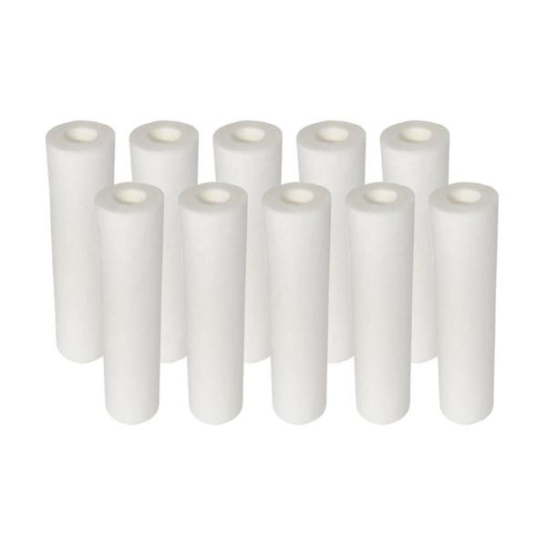 Kit 10 Refil Polipropileno Filtro Cavalete, Caixa D'Água E - All In Filtros Kit 10 Refil Polipropileno Filtro Cavalete, Caixa D'Água E - All In Filtros