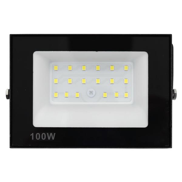 Imagem de Kit 10 Refletor Led 100w Holofote Bivolt Prova Dágua Ip66 Frio