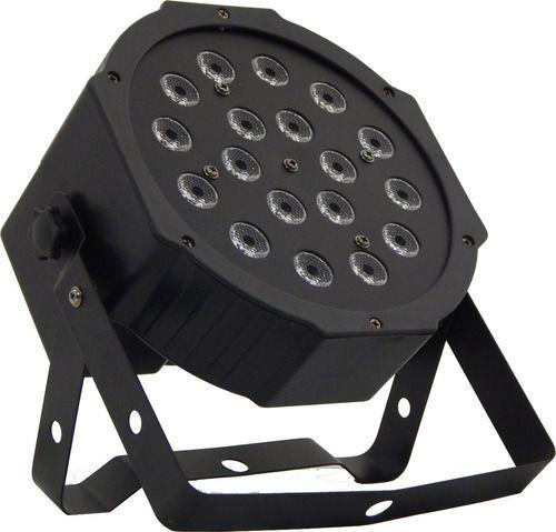 Imagem de Kit 10 Refletor Led Par 64 Rgb 18 Leds De 1w Digital, Strobo