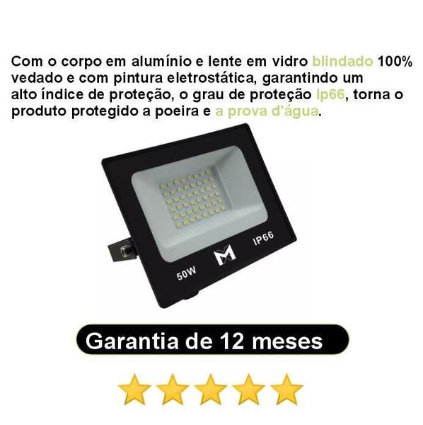 Imagem de Kit 10 Refletores Holofote Led 50W Verde - Verde