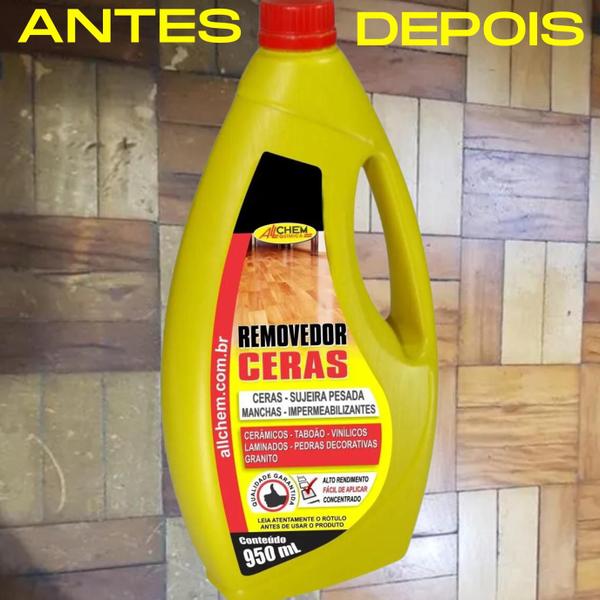 Imagem de Kit 10 Removedor De Cera Ação Rapida Profissional 950ml Allchem