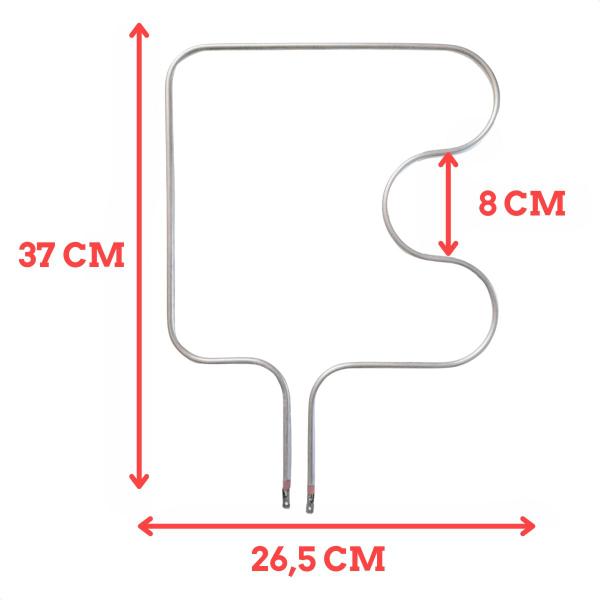 Imagem de Kit 10 Resistencia Eletrica Para Forno Fischer 1000w 127v