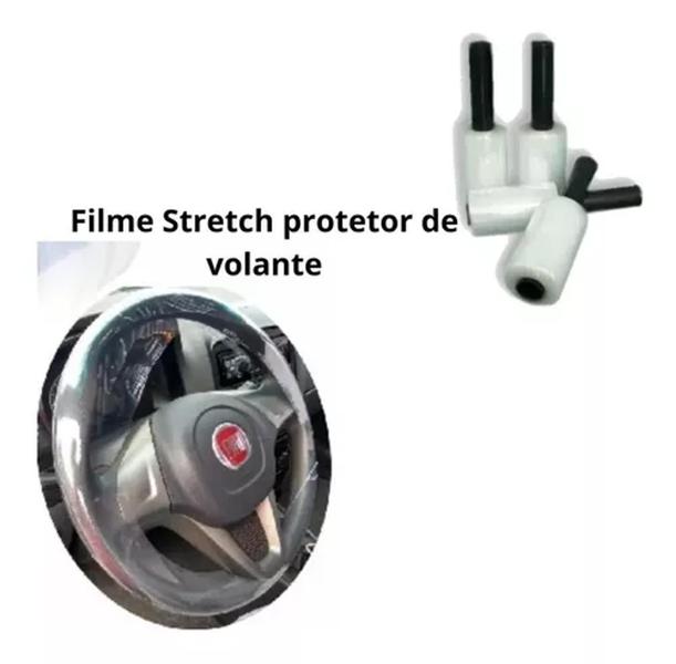 Imagem de Kit 10 rolos filme stretch protetor de volante