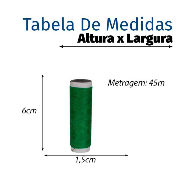 Imagem de Kit 10 Rolos Linha De Costura Doméstica Tubos Cores Sortidas