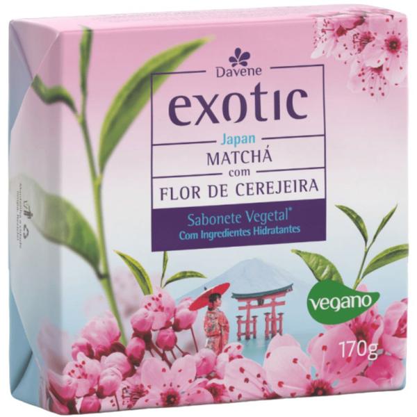 Imagem de Kit 10 Sabonetes Exotic Vegetal Hidratante 170g Davene